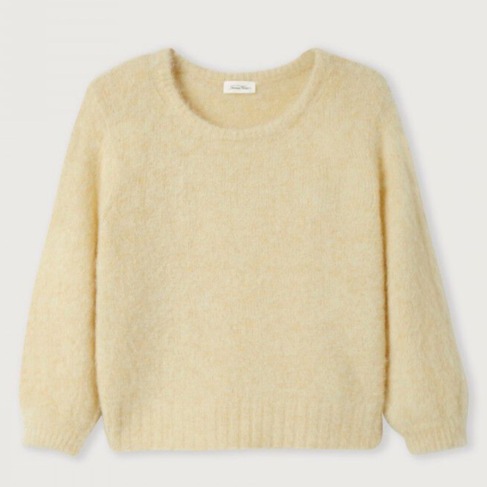 American Vintage Foubay Sweater yellow alpaga